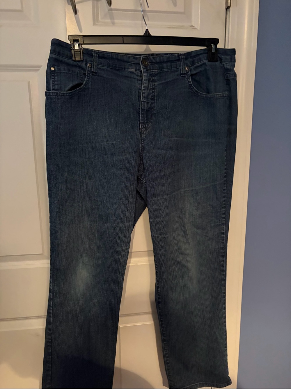 Bandolino Women's Dark Indigo Straight Leg Jeans